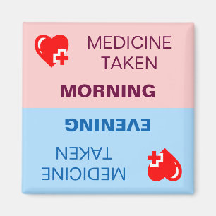 Medicine taken reminder magnet