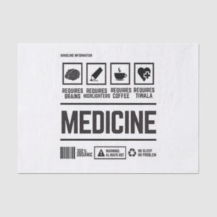 medicine tissue paper