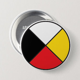 Medicine Wheel Button