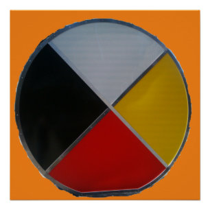 Medicine Wheel Glossy Poster