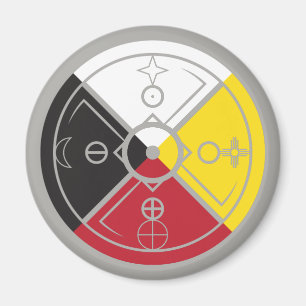 medicine wheel magnet