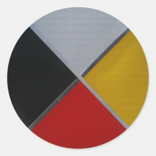 Medicine Wheel Round Sticker