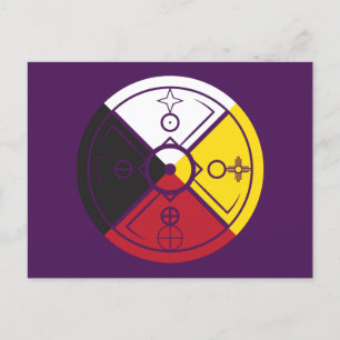 Medicine Wheel : Sacred Hoop Postcard