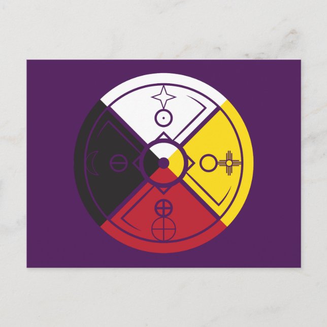 Medicine Wheel : Sacred Hoop Postcard (Front)