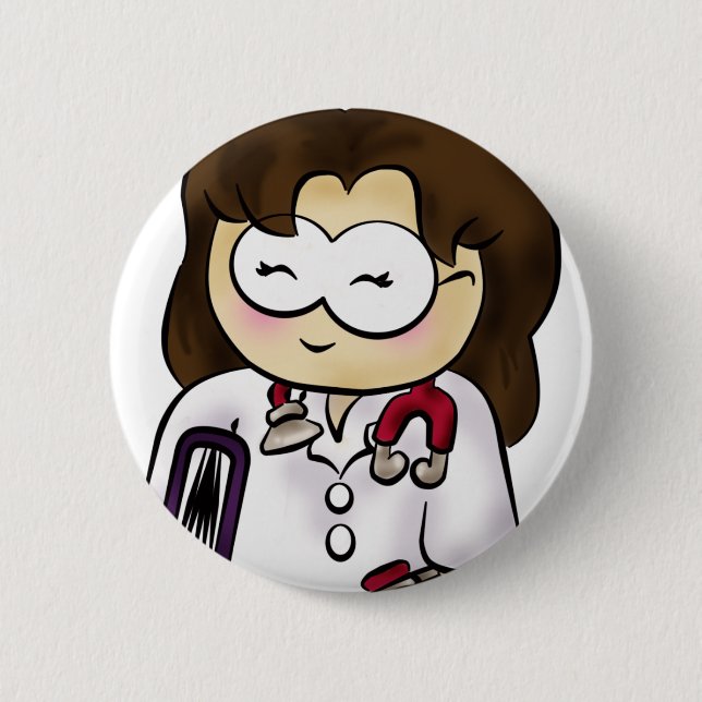 medico geek button (Front)