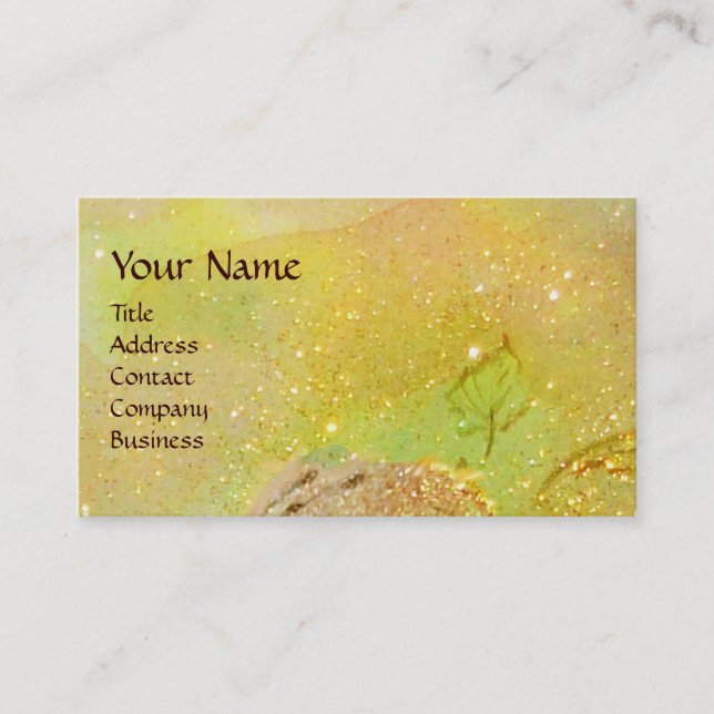 MEDIEVAL ALLEY BY NIGHT IN FLORENCE BUSINESS CARD (Front)