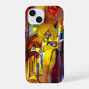 MEDIEVAL ALLEY BY NIGHT IN FLORENCE iPhone 15 CASE