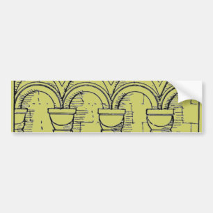 Medieval Architecture Bumper Sticker