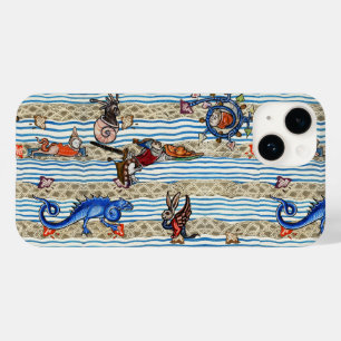 MEDIEVAL BESTIARY,SEA MONSTERS FANTASY ANIMALS  Case-Mate iPhone 14 CASE
