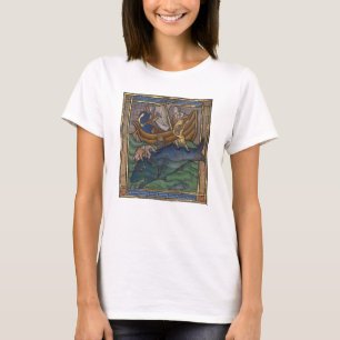 Medieval Bestiary Whale c. 1270 T-Shirt