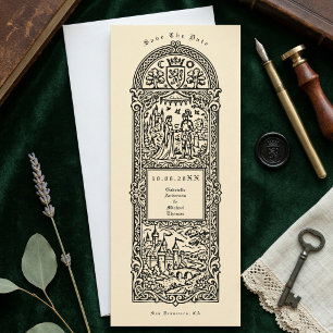 Medieval Castle Couple Engagement Announcement