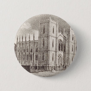 Medieval Christian Church 6 Cm Round Badge