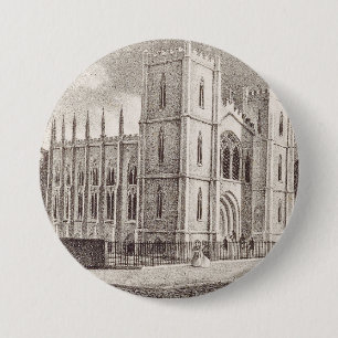 Medieval Christian Church 7.5 Cm Round Badge