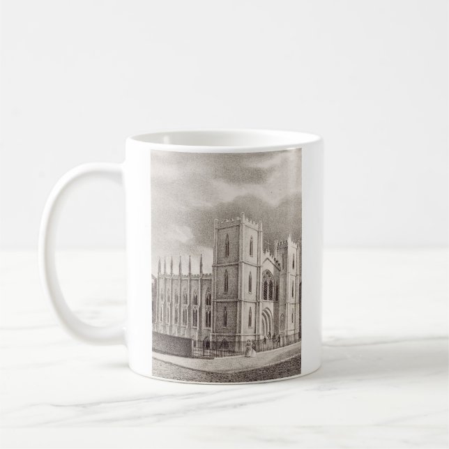 Medieval Christian Church Coffee Mug (Left)