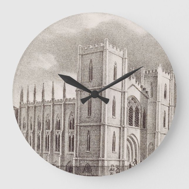 Medieval Christian Church Large Clock (Front)