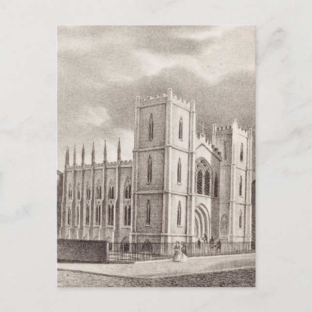 Medieval Christian Church Postcard (Front)