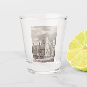 Medieval Christian Church Shot Glass