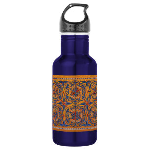Medieval circles 532 ml water bottle