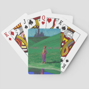 Medieval court jester. Surreal art. Playing Cards
