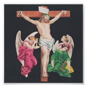 Medieval Crucifixion of Jesus Christ Photo Print