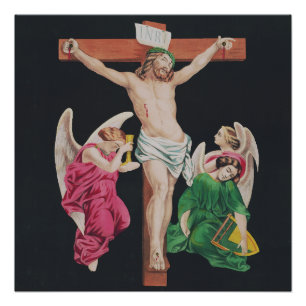Medieval Crucifixion of Jesus Christ Poster