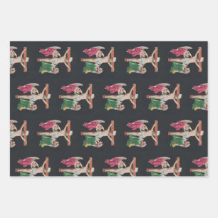 Medieval Crucifixion of Jesus Christ Wrapping Paper Sheet