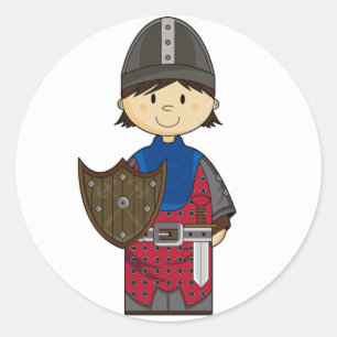 Medieval Crusader Knight Sticker