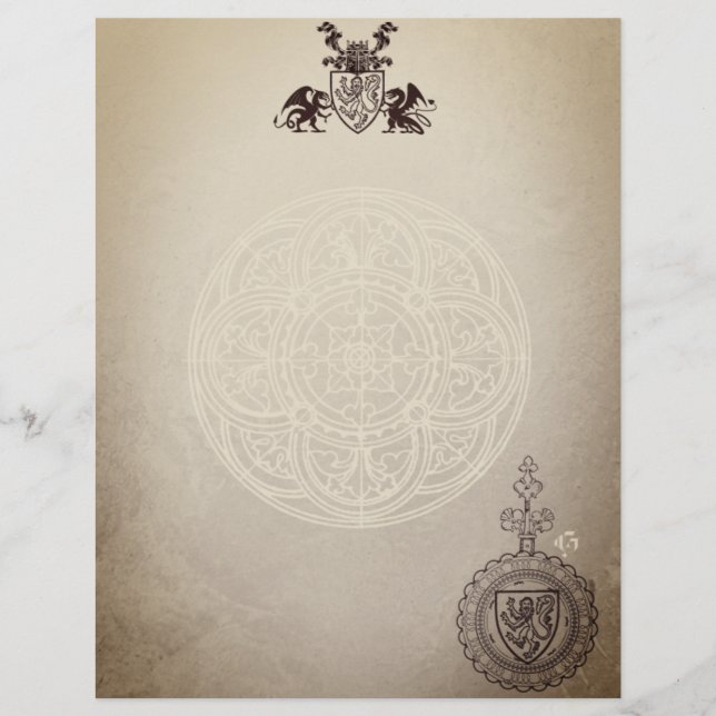 Medieval Custom Letterhead (Front)