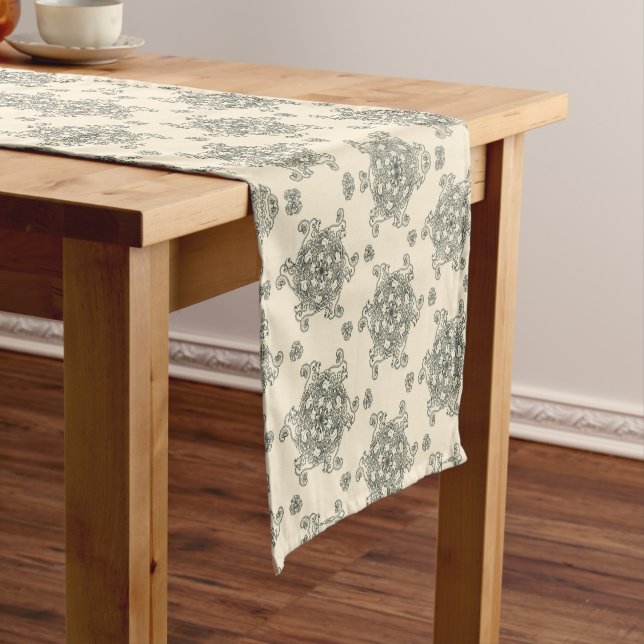 Medieval Design Short Table Runner (In Situ)