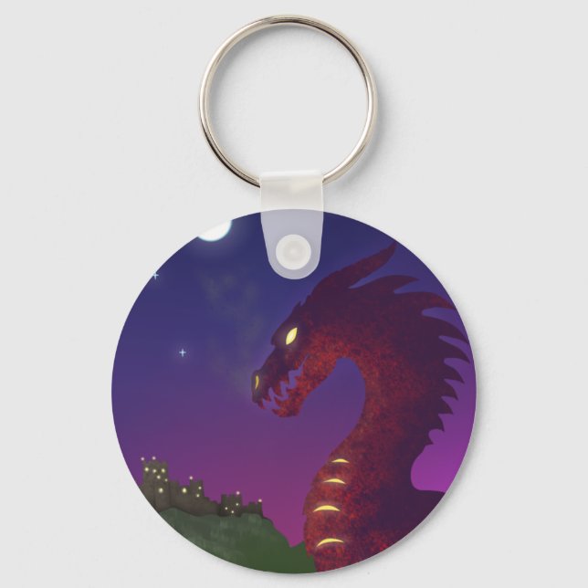 Medieval Dragon Key Ring (Front)