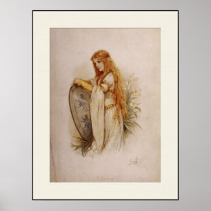 Medieval "Elaine" Print