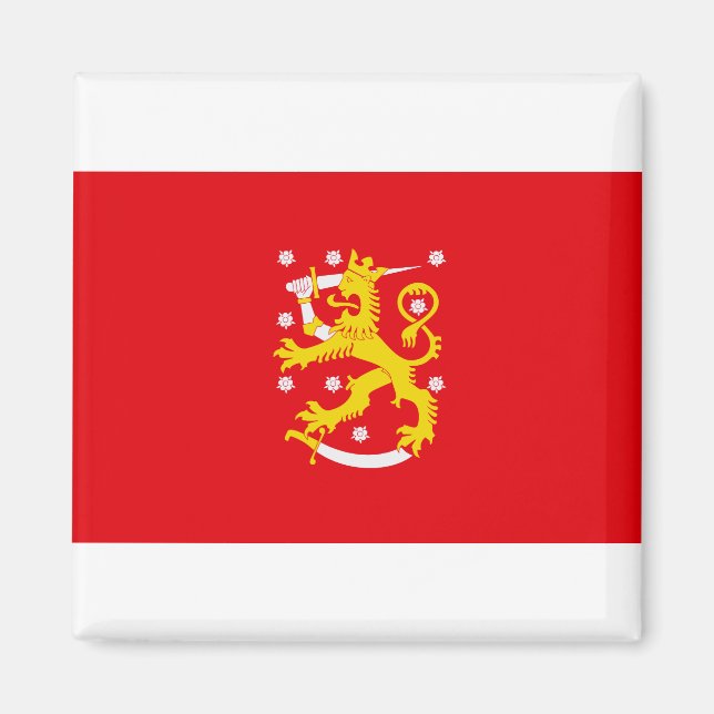 Medieval Flag of Finland Magnet (Front)
