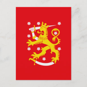 Medieval Flag of Finland Postcard