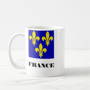 Medieval French Royal Standard Fidelity Heraldic Coffee Mug