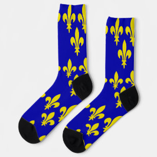Medieval French Royal Standard Fidelity Heraldic Socks