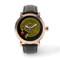 MEDIEVAL GOLD HYPER LABYRINTH WITH GEMSTONES Black