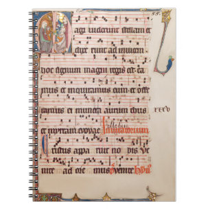Medieval Gregoriant Chant Epiphany Magi Manuscript Notebook