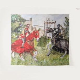 Medieval Joust Tapestry