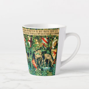 Medieval King Arthur William Morris Latte Mug
