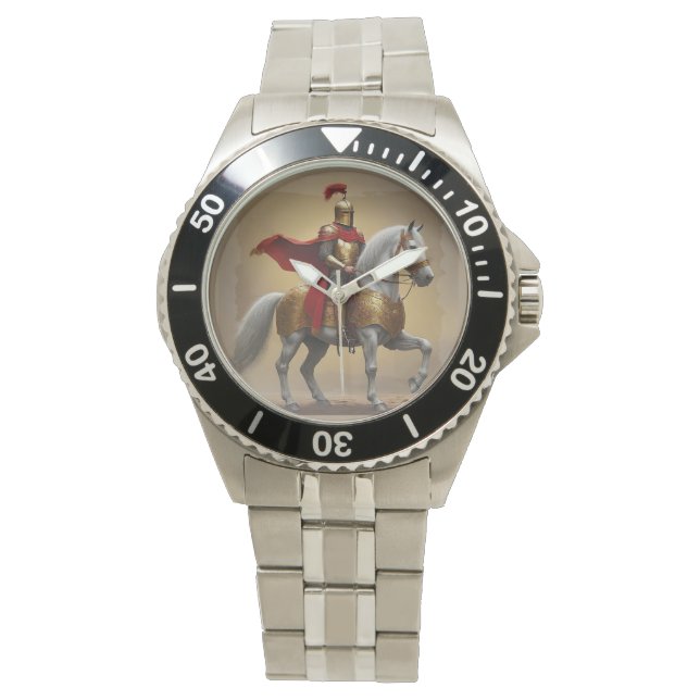 Medieval Knight and Horse Watch (Front)