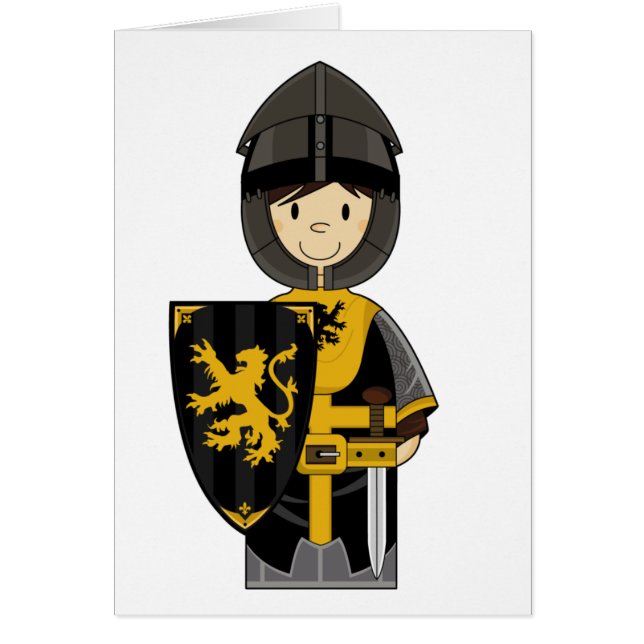 Medieval Knight Card (Front)