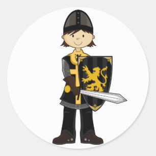 Medieval Knight Sticker