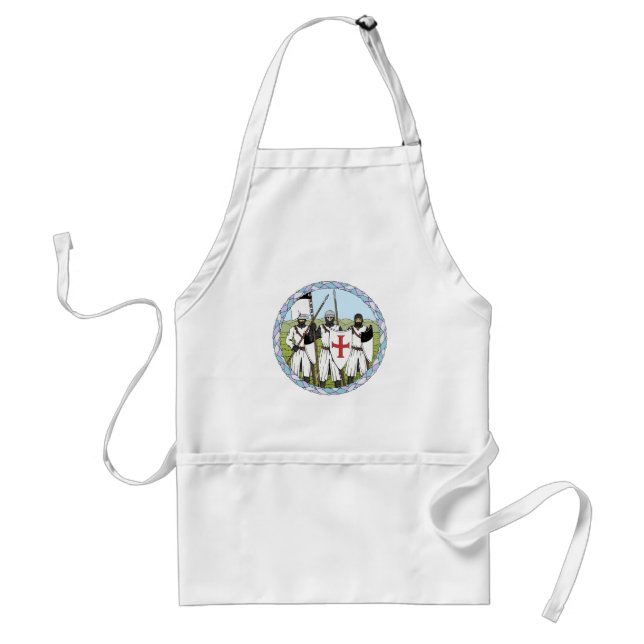 Medieval Knights Templar Standard Apron (Front)