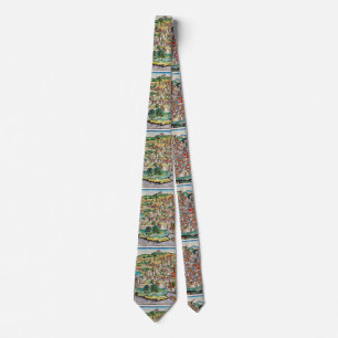 Medieval landmark of Florence in Italy Tie