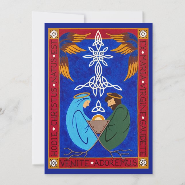 Medieval Nativity Christmas Card (Front)