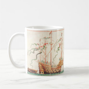 Medieval Naval Ship Coffee Mug