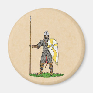 Medieval Norman Knight Circa 1066 Magnet