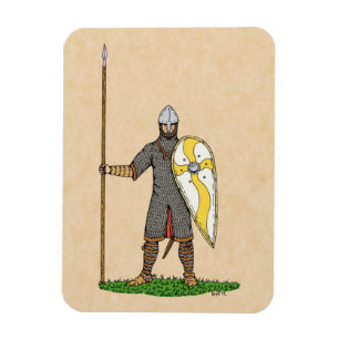 Medieval Norman Knight Circa 1066 Magnet