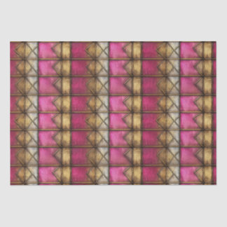 MEDIEVAL PINK GOTHIC WOOD METAL DECOUPAGE TISSUE PAPER