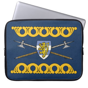 Medieval Poleaxes and Shield Laptop Sleeve